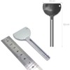 2Pcs Silver Stainless Steels Metal Tube Squeezer Keys Salon Toothpaste