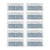 10 Sheets Teeth Brackets Mini Roth Bracket 0.022in 3 Hooks