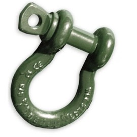 3/4 inch D-Shackle 4-3/4 TON – OD Military Green Powdercoated (Single) (4X4 Recovery)