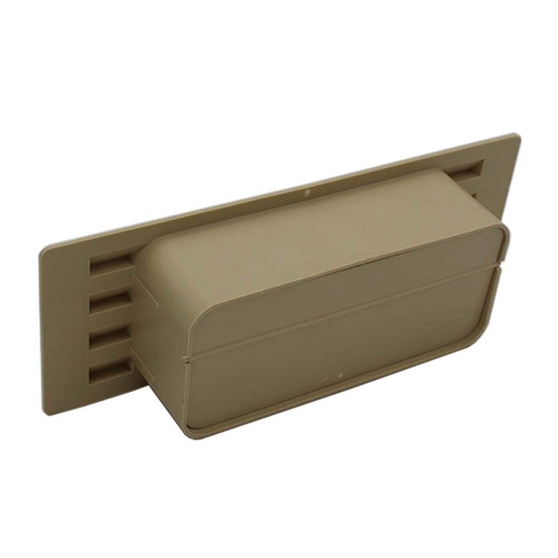 Kair Beige Airbrick Grille with Damper Flap for 150mm x