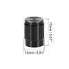 sourcing map 3 x Aluminium Volume Control Potentiometer Knurled Shaft