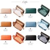 Rinle Women's Long Wallet, Large Capacity, Brand, Vertical Card Storage,