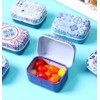 CCUUHJ 8 Pack Tins Container Rectangular Small Tin Box Metal