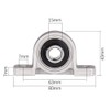 4 Pcs Pillow Block Bearing 15mm Flange Bore Bearing Pillow