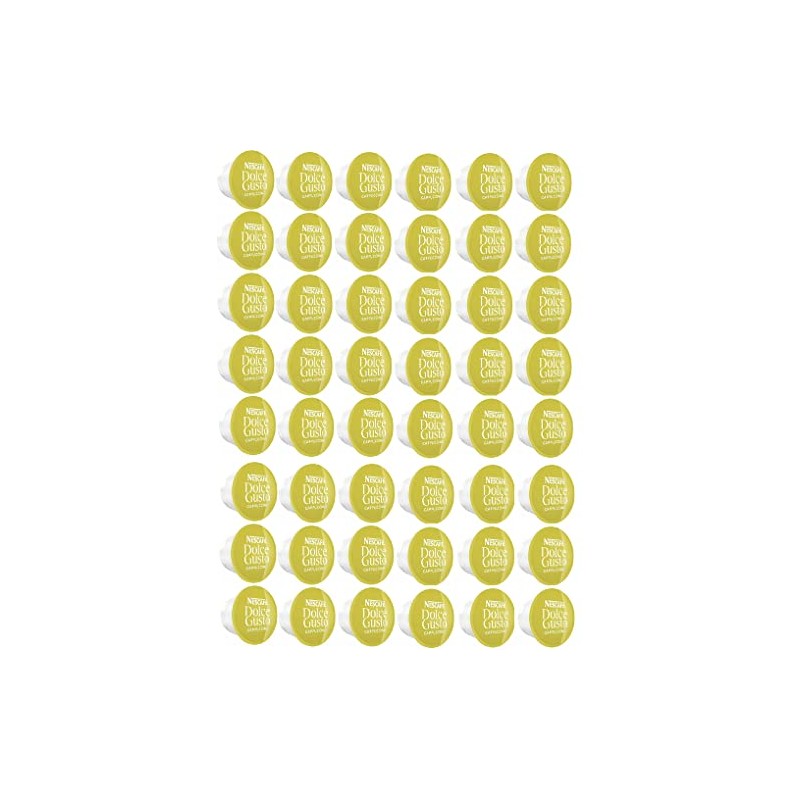 50 x Nescafe Dolce Gusto Skinny Cappuccino Milk Pods Only