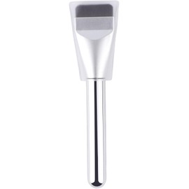 Brocha de base plana Práctica brocha de maquillaje coreana ultrafina con estuche protector para bases líquidas, cremas para mezclar, mascarillas, barro y maquillaje arcilla