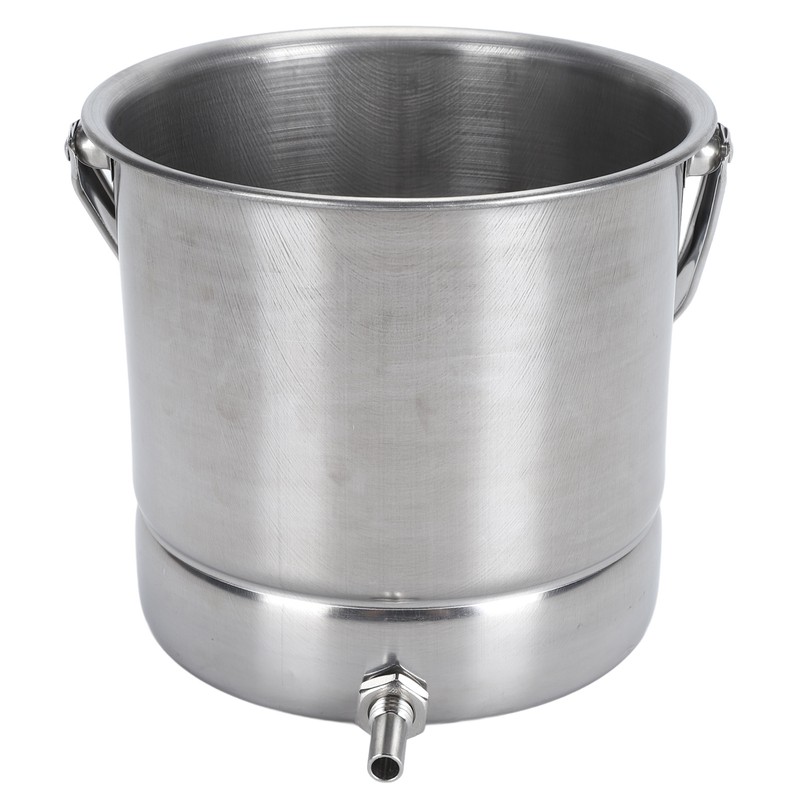Enema Bucket Kit 1.6L Stainless Steel Bucket Reusable Shower Enema