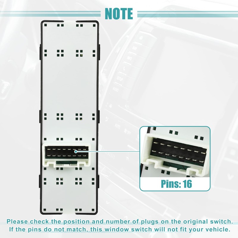 ACROPIX Auto Front Left Driver Side Master Power Window Switch