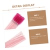 NOLITOY Elegant 250pcs Eyelash Brush Lash Comb Spoolies Brow Brush