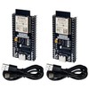 FREENOVE ESP32-WROOM Board (2 Pack), Dual-core 32-bit 240 MHz Microcontroller,