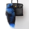 LIANXUE Cute Foxtail Keychain Soft Plush Hanging Ornament Playful Foxtail