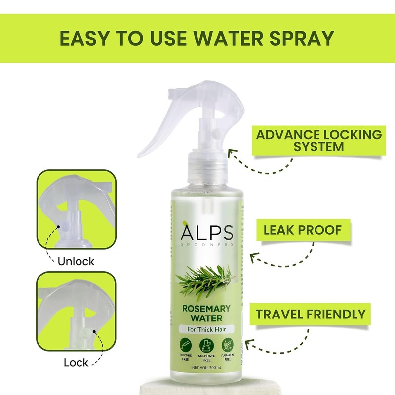 Alps Goodness Rosemary Water Spray for Hair Growth | Strengthen,