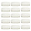 HappyHome 15 Pcs Wigs Fastening Pin Clips, Patching Fasteners for