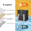 EEEKit 14L Double Deck Insulated Lunch Bag, Leakproof Cooler Bag