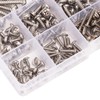 240Pcs Self Tapping Screws Cross Pan Head Stainless Steel M3