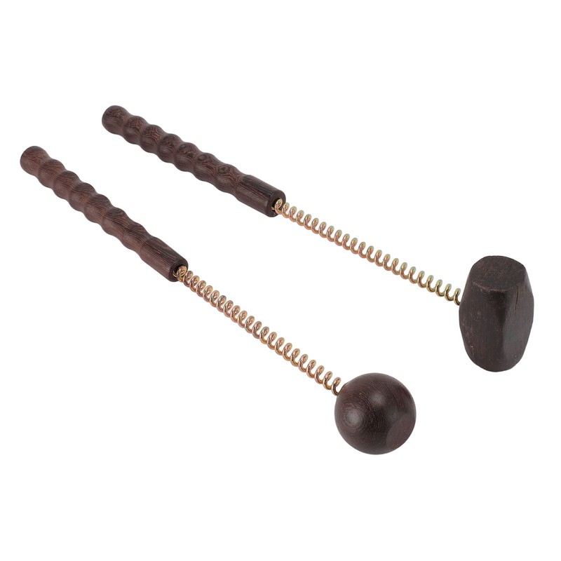 2pcs Percussion Ball Hammer Massager Chicken Wings Wood Reduce Fatigue