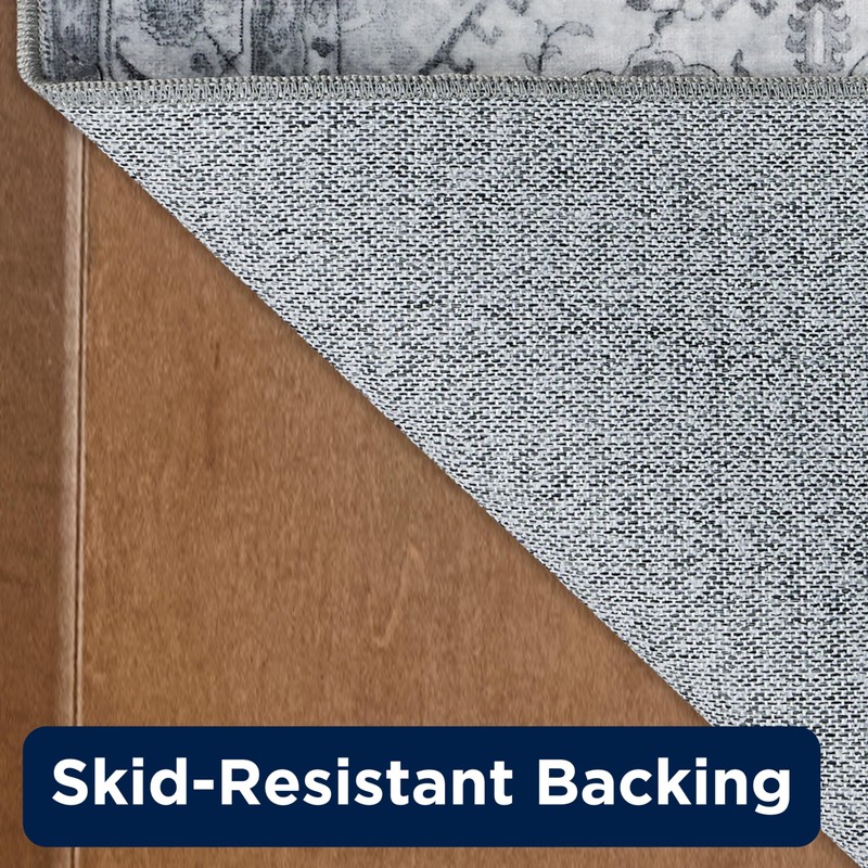 Wyatt & Ash Dream Mink Washable Geraldine Grey Geometric 5'3"
