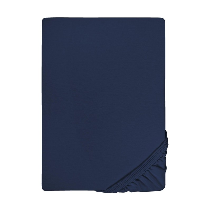 biberna 0077144 Fine Jersey Fitted Sheet (Mattress Height Max. 22