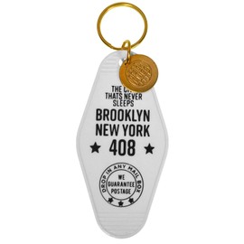 BLUEVOGUE (USA Design) Reproduction Vintage Hotel/Motel Key Chain, American, Miscellaneous Goods, Double-Sided, Hot Stamped