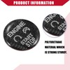 Hihaha Carbon Fiber Pattern Engine Start Button Cover Trim for