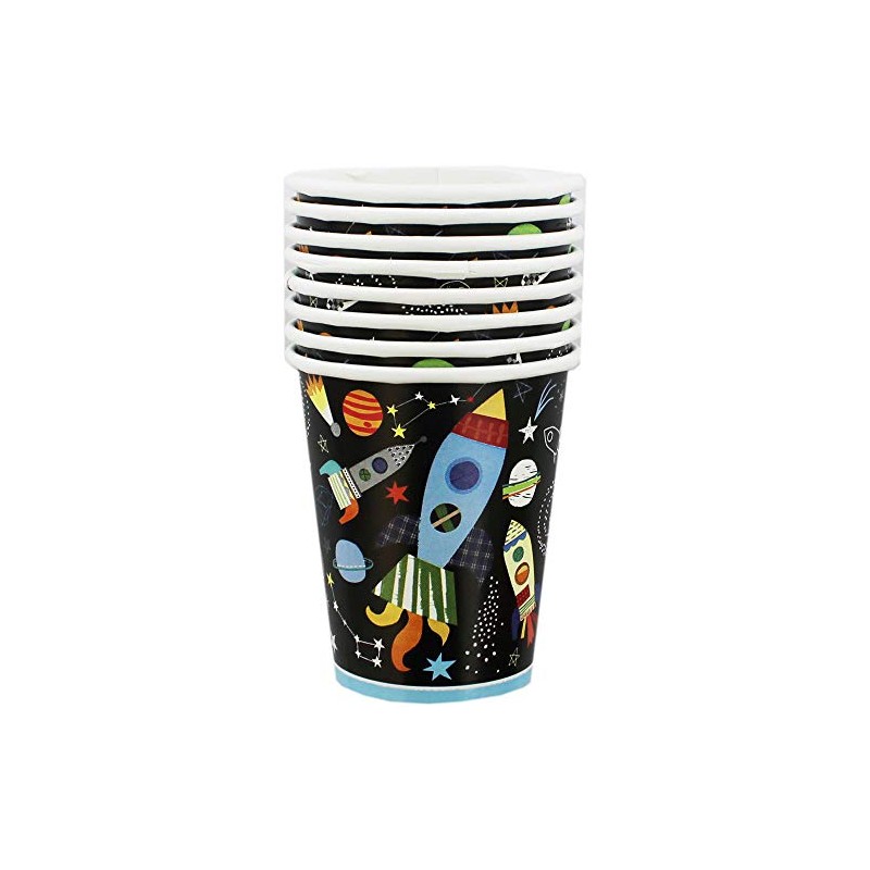 Outer Space Adventure Paper Cups - 9 oz. (Pack of