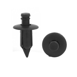 '50x Black Plastic Door Trim Push Pins Gurthalteband Rivets for 7 mm Hole