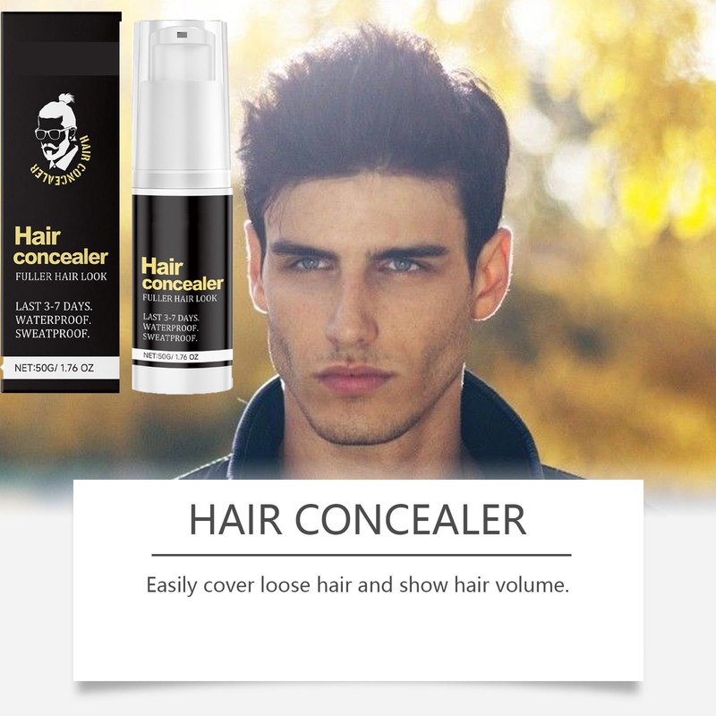 Haarwurzel-Concealer,50g Haar Concealer zur Haarverdichtung,Hair Concealer für Männer,Root Coverage Fuller