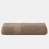 Brentfords Light Brown Bath Sheets, 100% Cotton Towels Super Soft