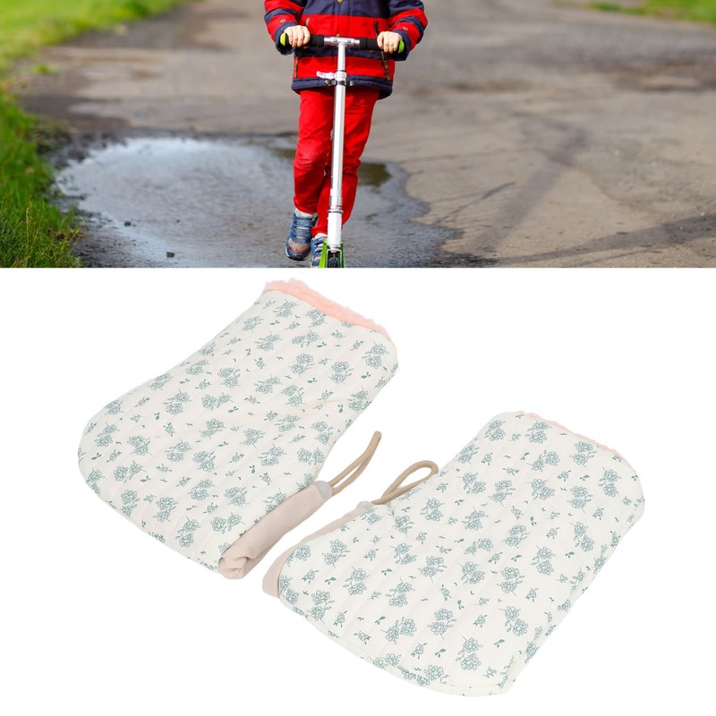 Kids Bike Gloves for Balance Bikes Riding Adjustable Drawstring Soft