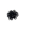Mini Black Hair Ties, Small Elastic Bands for Hair Styling,