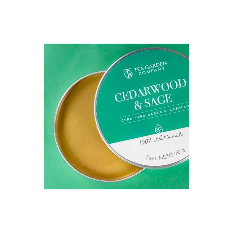 Tea Garden Company Cera para Barba & Cabello Cedarwood &