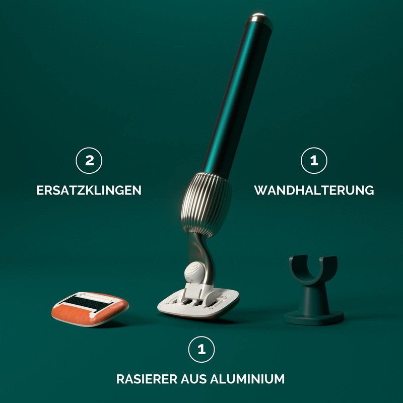 Fler The Razor Starter Set - Women's Razor with Interchangeable