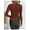 WDIRARA Women's Wrap V Neck Long Sleeve Cross Front Knitted