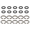 10 Sets Impact Wrench Socket Retaining Ring with O-Ring Suitable