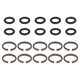 10 Sets Impact Wrench Socket Retaining Ring with O-Ring Suitable for 1/2 Inch Impact Wrench Tool Parts and Accessories