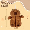 TIVUNORON Capybara Plush Pencil Case, Cute Capybara Pen Holder, Plush