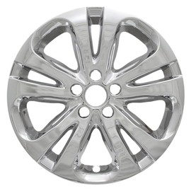 Fuel Rider Set of Four (4) 17 inches Chrome ABS Wheel Skins Impostors Wheel Covers Compatible with 2015-2017 Chrysler 200 Wheels- Auto Tire Replacement Cap Cover