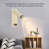 LED Wall Mounted Spotlight Adjustable Angle USB Port Design Stylish