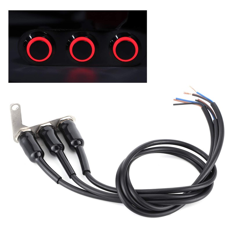 Motorcycle Handlebar Switch, Qiilu Motorcycle Headlight Switch, Motorcycle Handlebar Switch,