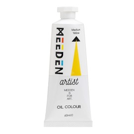 MEEDEN Artist Grade Oil Paint: Medium Yellow - 60ml/2oz Tube - Professional Art Paints for Canvas Painting