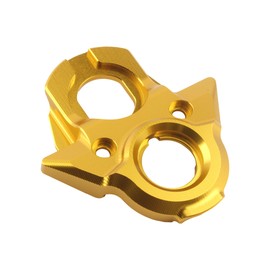 ABCERRSI Sur Ron Ignition Cover,CNC Key Set Ignition Lock Cylinder Cover Fit for Sur Ron S/X Light Bee X260 X160 Segway Electric Dirt Bike(CNC Gold)