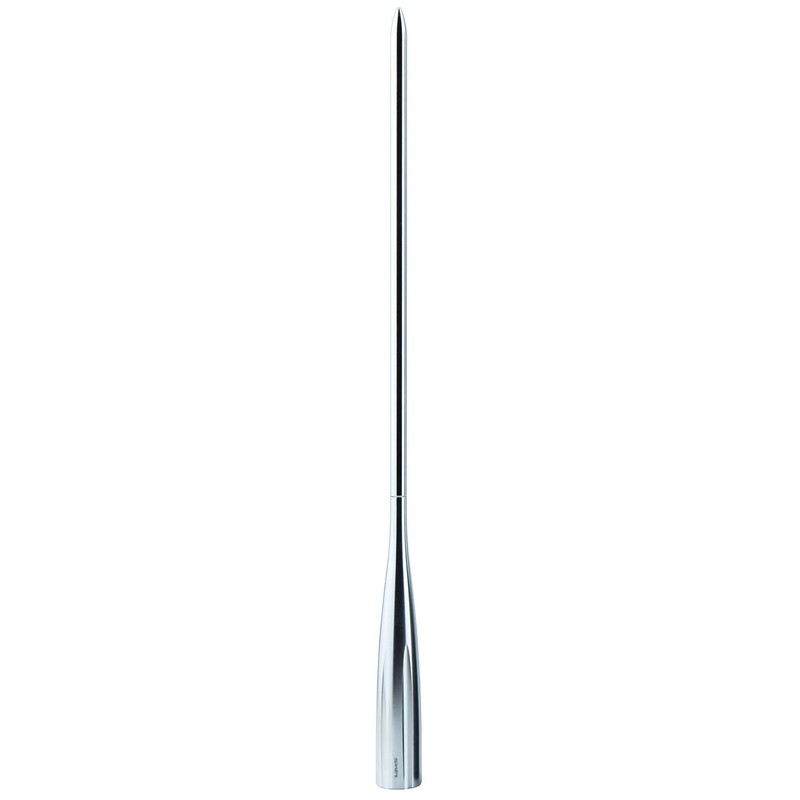 VMS Racing 13 inch SPIKE ANTENNA in SILVER Billet Aluminum