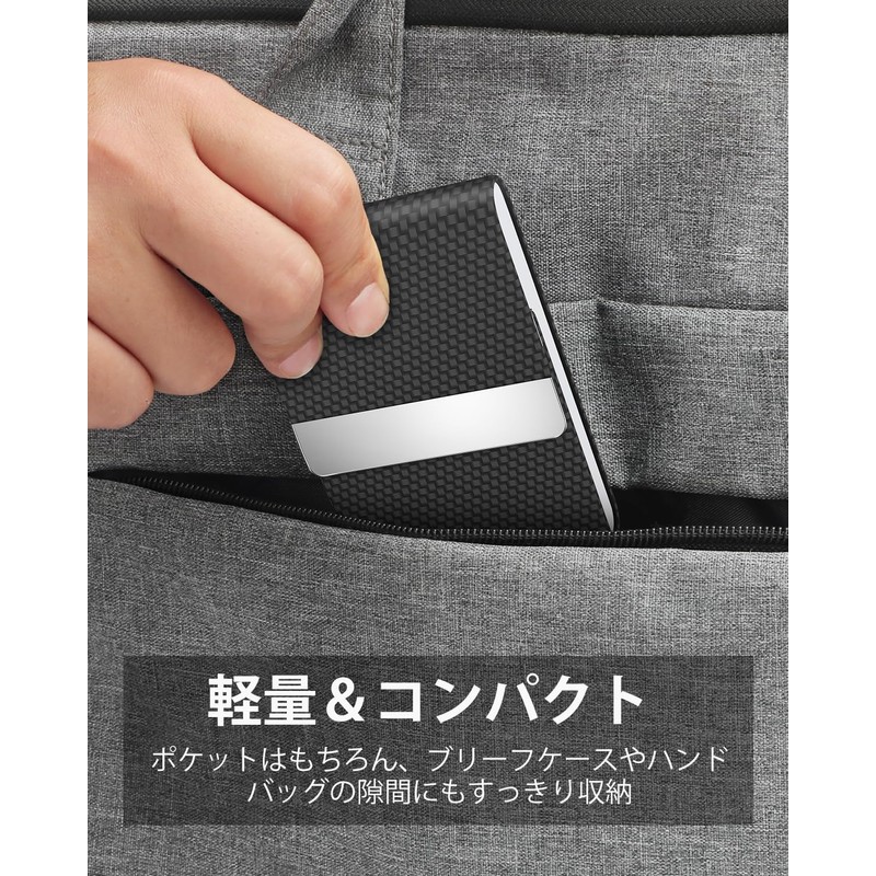 MaxGear Business Card Holder, Business Card Case, Thin, For Business,