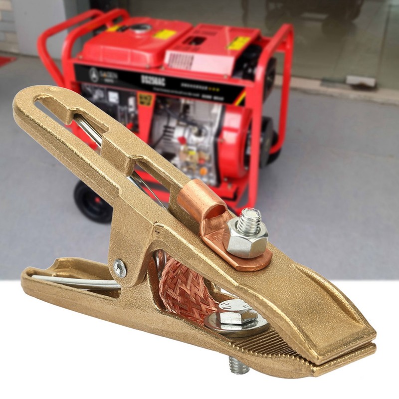 260/300/500A Brass Material A Shape Ground Welding Earth Clamp for