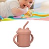 Taza de Pajita de Silicona para Bebés, Taza de Entrenamiento