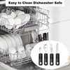 HAPPOW 4Pcs Wide Handled Easy Grip Cutlery Set,Easy Grip Cutlery