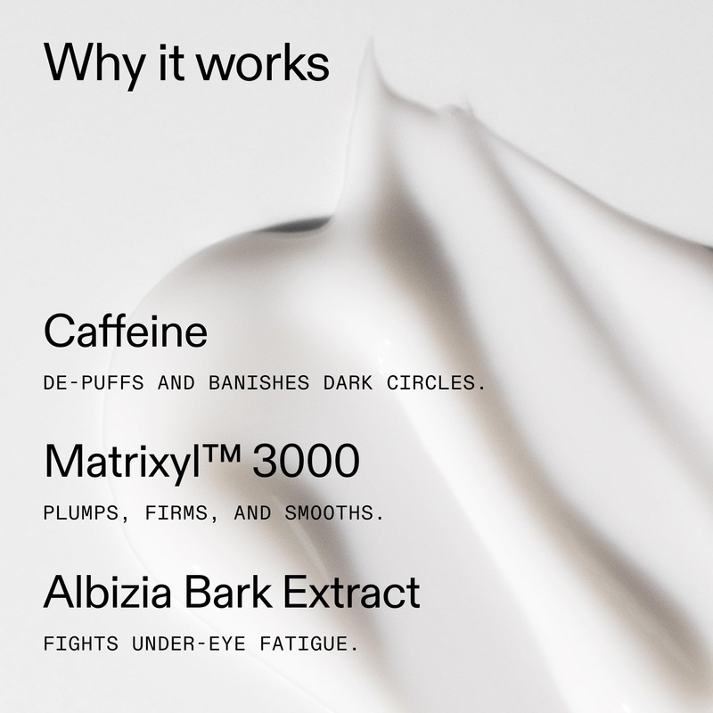 The INKEY List Caffeine Eye Cream, Reduce Eye Puffiness and