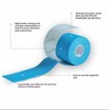 Kinesiology Tape, 3 Rolls Pack, Waterproof Elastic Muscle Support Tape