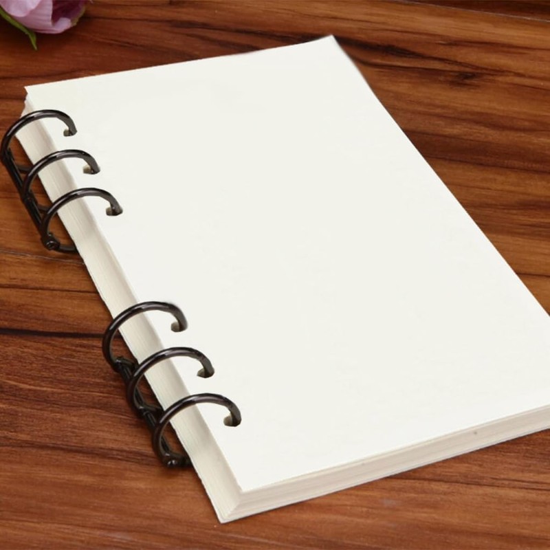 180 Sheets A6 Refill Paper Lined, BetterJonny Refillable Refill Paper
