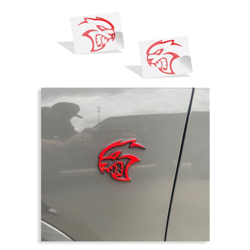Reflective Concepts 2021, 2023-2026 Durango SRT Hellcat Fender Emblem Overlay